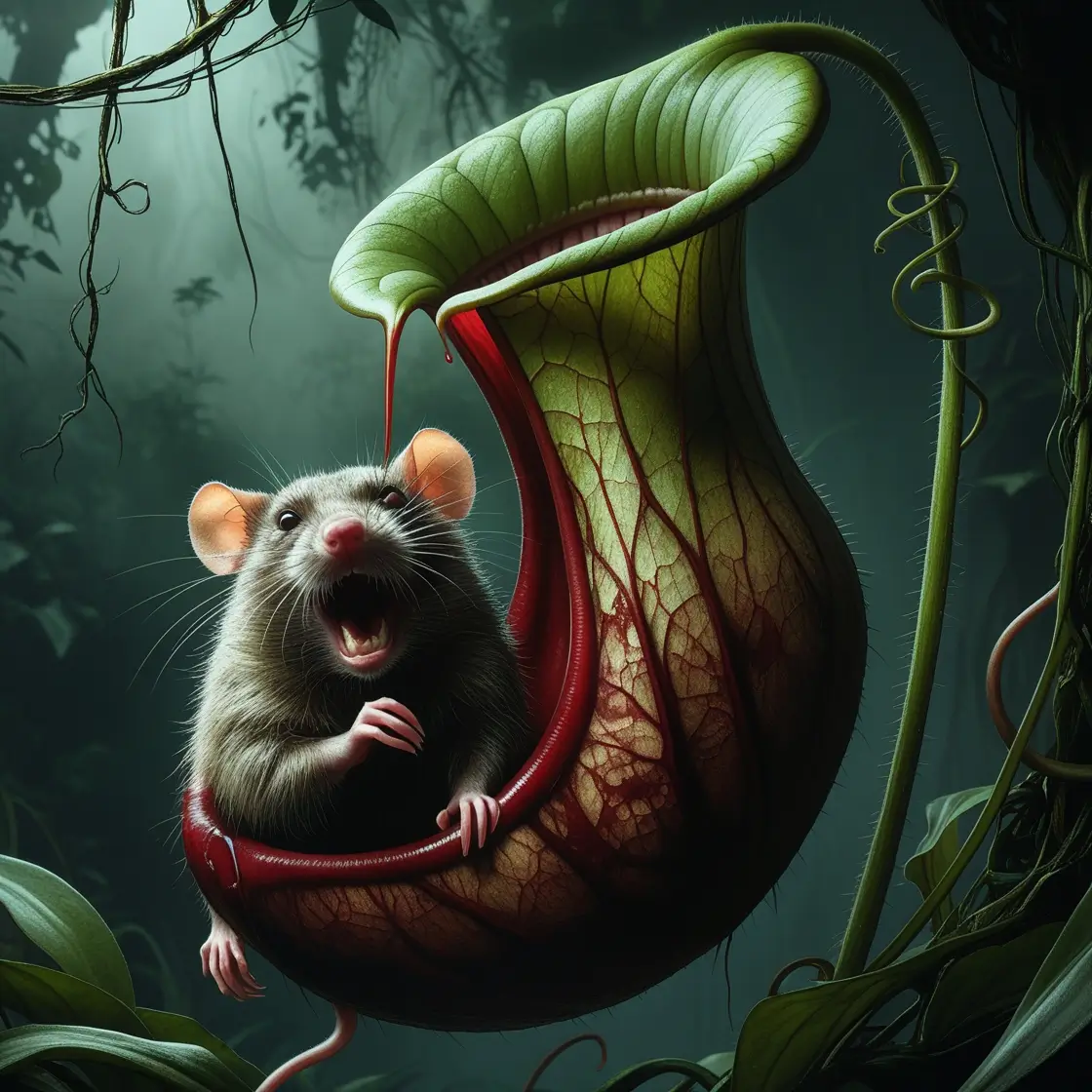 Nepenthes attenboroughii – Capaz de Engolir Ratos!